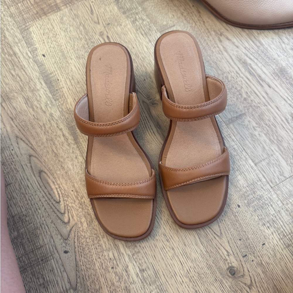 Madewell Tan Leather Sandals
